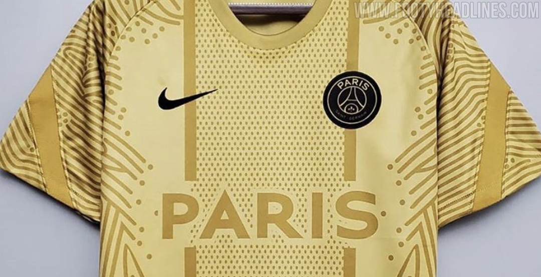 Gold FAKE Paris Saint Germain 20 21 Kit Leaked Footy Headlines